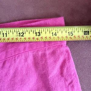 Anthropologie Tach Clothing Jorgelina Cut Out Pant Pink Linen blend m L thumbnail 7