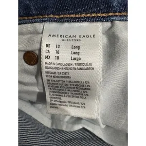 American Eagle AE Stretch Super High Rise Baggy Wide Leg Jean Women’s 10 Long thumbnail 5