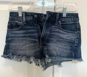 American Eagle Outfitters Denim Frayed Hem Shorts thumbnail 1
