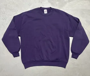 Vintage Purple Jerzees Blank Crewneck Sweatshirt Size XL USA MADE 90s Fade thumbnail 1