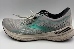 Brooks Adrenaline GTS 21 Womens 10 Grey Teal Running Shoes Supportive‎ Sneakers thumbnail 1
