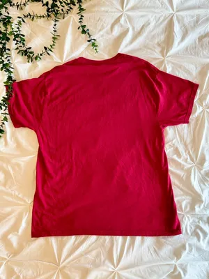 Gildan Red Winthrop University Graphic T-Shirt - Size Large (L) thumbnail 2