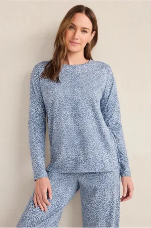 Haven Well Within Organic Cotton Animal Print Pajama Set Size L NWT thumbnail 1