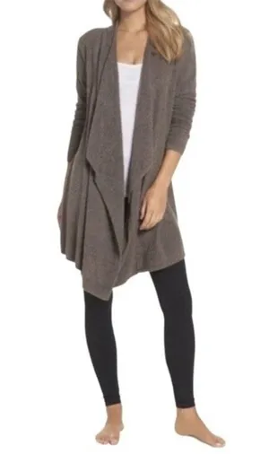 Barefoot Dreams Cardigan CozyChic Lite Island Wrap Light Brown Women’s Size XS/S thumbnail 13