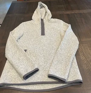 Lululemon it’s fleecing cold pullover light gray 4 women thumbnail 1