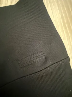 Spiritual Gangster Auralight Black Ribbed High-Waist Leggings Small thumbnail 5