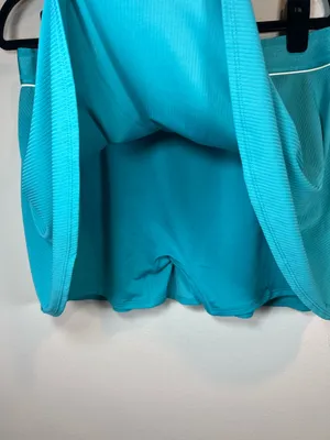 Nike Court Flouncy Tennis Skirt Skort Teal Blue Dri-Fit Shorts Lined Golf NEW XL thumbnail 12