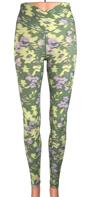 Offline By Aerie Women's Multi Floral Stretchable Ankle Skinny Legging Pants XS thumbnail 1
