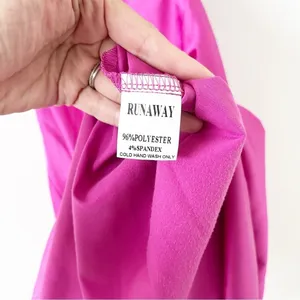 Runaway The Label Magenta Satin Cowl Neck Slip Dress Size 8 thumbnail 6
