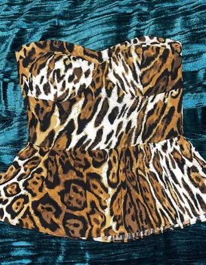 Wet Seal Printed Bra Style Top thumbnail 1