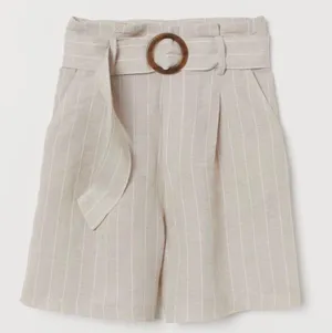 H&M Striped Linen Blend Shorts thumbnail 1