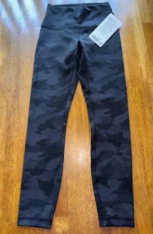 Lululemon Wunder Train High Rise 25” Heritage Camo Black Size 4 NWT [COPY] thumbnail 1