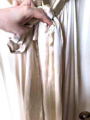 Reformation Alani Silk Halter Maxi Dress Backless Wedding‎ Ivory Size 6 NWT thumbnail 9