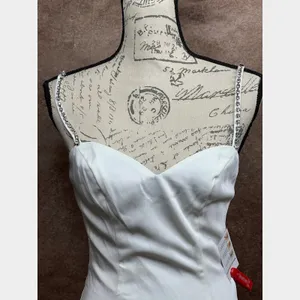 Mac Duggal Sweetheart Evening Gown w/Rhinestone Accents White 2 thumbnail 10