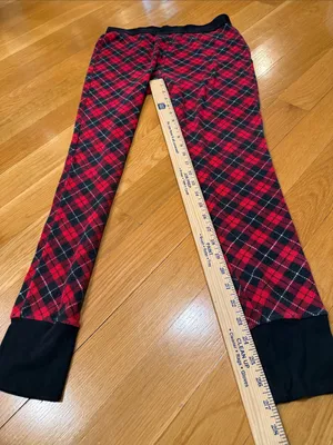 Victoria’s Secret plaid thermal sleep set size medium. thumbnail 5