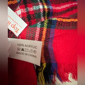 Plaid Infinity Scarf by Top It Off Accessories thumbnail 6