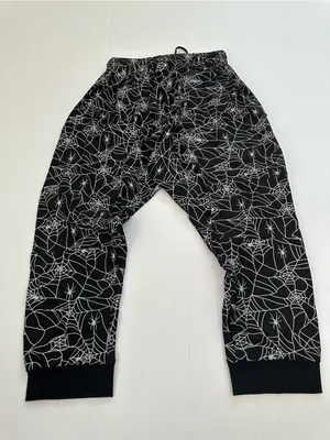 Dolls Kill Spider‎ Byte Reflective Drop Crotch Joggers, S thumbnail 4