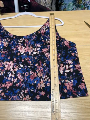 We Wander Floral Longline Sports Bra Crop Top 2X thumbnail 10