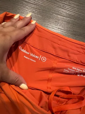 Outdoor Voices orange skort thumbnail 3