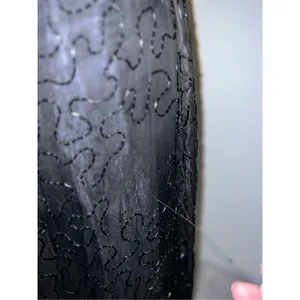 100% Silk Vintage Women’s Black Beaded Open Back MIDI Dress LARGE thumbnail 10