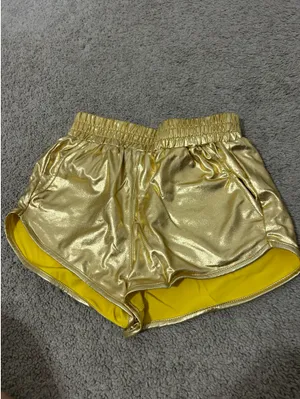 Gold Amazon Shorts Metallic thumbnail 2