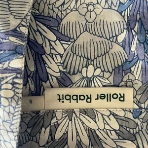 Roller Rabbit Blue and White Botanical Button-Down Shirt thumbnail 6