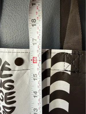 Lululemon Reusable Tote Bag with Graphic Prints Black thumbnail 4