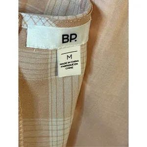 BP Nordstrom Dress Size Medium Mini Pink Plaid Spaghetti Strap Slit NWOT (2930) thumbnail 6