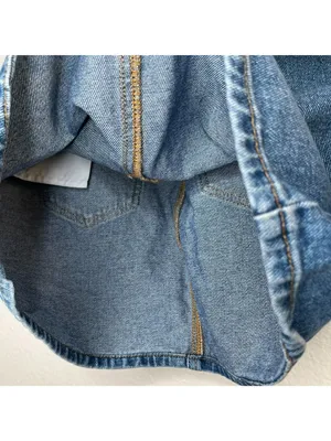 PacSun Womens Denim Cotton Mini Skirt Size 25 Blue thumbnail 7