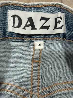 Daze Tough Love Slouch 90’s Shorts Blue Size 26 thumbnail 4