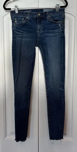 AG Adriano Goldschmeid Super Skinny Ankle Jeans Size‎ 25 thumbnail 1