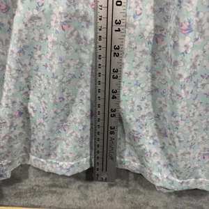 Vintage St Michael Floral Wrap Robe Short Sleeve Waist Belt Size 8/10 thumbnail 15