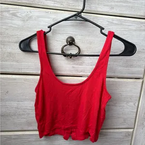 PacSun Vibrant Red Button-Front Tank Top thumbnail 2