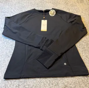 Calia Long sleeve coldweather size Med Black top with‎ thumbholes baselayer NWT thumbnail 1