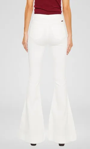 KanCan White Super Flare Jeans thumbnail 2