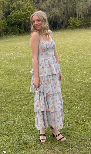 Abercrombie Tiered Maxi Dress thumbnail 4