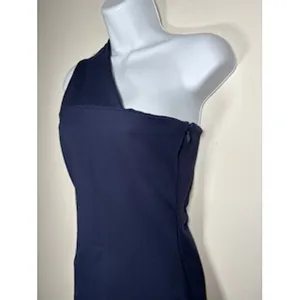 SUPERDOWN One Shoulder‎ Mini Dress S Navy Blue Bodycon Revolve Cocktail NWT thumbnail 3