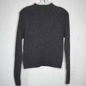 Ribbed Gray Sweater‎ Gray thumbnail 4