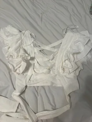 DO+BE Top White Crop thumbnail 3