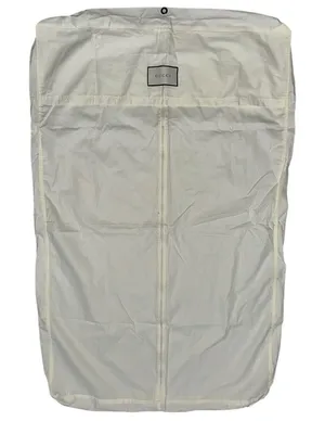 Gucci Authentic 26.5 x 47” Cream Zipper Garment Storage Clothing Bag thumbnail 1