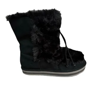 Sun and Stone Faux Fur Winter Boot, Cozy Lined, Suede Finish, Size 7 NWOB thumbnail 3