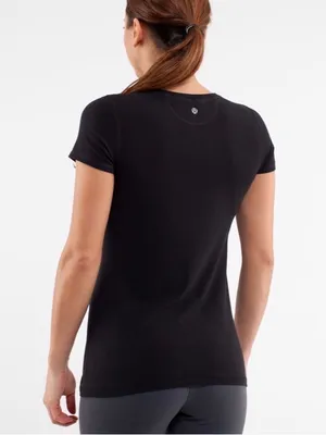Lululemon Lively Crewneck Tee *Vitasea in Black thumbnail 2