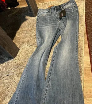 NWT Risen wide‎ leg jeans size 29 Blue thumbnail 1