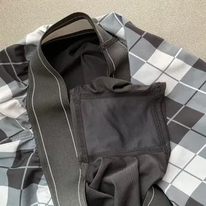Alo Yoga Argyle Match Point Tennis Skirt Black/Anthracite S thumbnail 4