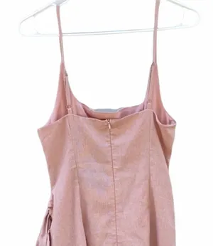 Princess Polly Womens Size 2 cottage hill pink wrap front mini dress thumbnail 5