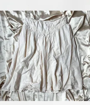 White vintage Skirt Size L thumbnail 1