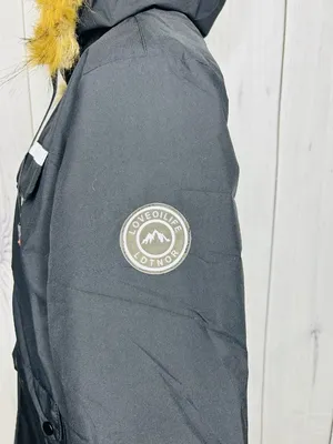 Leduntino Windbreaker Jacket Sz S Fur Hoodie Full Zip Black Sherpa Lined thumbnail 9