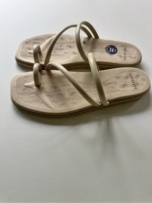 Billabong Women’s Neutral Beige Strappy Slide Sandals thumbnail 3