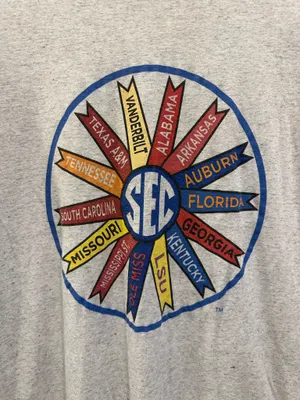 Bella Canvas SEC Pinwheel Logo Short Sleeve Tee Light Grey thumbnail 3