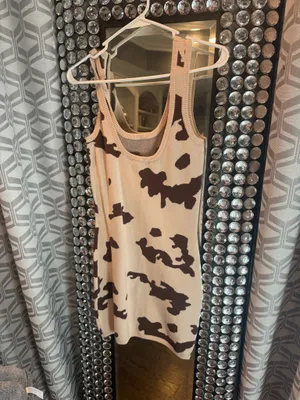 Bailey rose cow print dress Tan Size M thumbnail 3